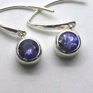 Tanzanite Ring | Faceted Round | Deep Blue/Violet | 925 Silver | 7 mm stones | Achieve peak potential with Joy & Support | Crystal Heart Melbourne est 1986