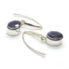 Iolite Earrings | Faceted Ovals  | Fine 925 Sterling Silver | Water Sapphire | Pleochroic |Spiritual Direction | Crystal Heart Melbourne Australia since 1986