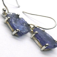 Load image into Gallery viewer, Tanzanite Earring | Crystalline Raw Niugggets | Deep Blue/Violet | 925 Silver | Achieve peak potential with Joy &amp; Support | Crystal Heart Melbourne est 1986