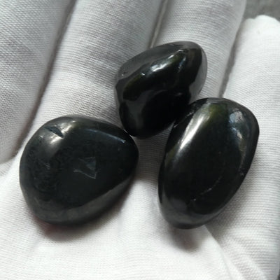Shungite Tumbles | Purifying Healing Grounding | Genuine Gemstones from Crystal Heart Melbourne since 1986