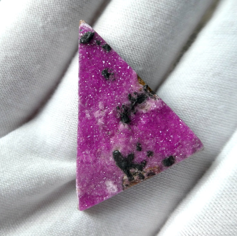 Lovely Cobaltoan Calcite Druzy Specimen with Crystalline Malachite |  Emotional & Physical Heart Healing Congo | Crystal Heart Melbourne Australia since 1986