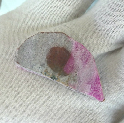 Lovely Cobaltoan Calcite Druzy Specimen with Crystalline Malachite |  Emotional & Physical Heart Healing Congo | Crystal Heart Melbourne Australia since 1986