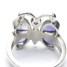Load image into Gallery viewer, Iolite (Water Sapphire) Ring, Butterfly, 925 Sterling Silver