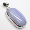 Blue Lace Agate Pendant | Oblong Cab | 925 Sterling Silver | Bezel Set | Sky blue | Throat Chakra | Unblock communication & expression  | Crystal Heart Melbourne Australia since 1986