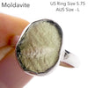 Moldavite Ring | Genuine Raw Nugget | 925 Sterling Silver | US Size 5.75 | Aus Size L | Chechya | Intense Heart Transformation | Crystal Heart Melbourne est 1986