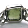Moldavite Ring | Genuine Raw Nugget | 925 Sterling Silver | Celtic | US Size 7.75 | Aus Size P | Intense Heart Transformation | Crystal Heart Melbourne est 1986
