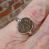 Moldavite Ring | Genuine Raw Nugget | 925 Sterling Silver | US Size 5.75 | Aus Size L | Chechya | Intense Heart Transformation | Crystal Heart Melbourne est 1986
