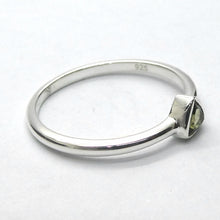 Load image into Gallery viewer, Moldavite Ring | Dainty Faceted Stone | Genuine | 925 Sterling Silver | US Size 5 | Aus Size J1/2 | Intense Heart Transformation | Crystal Heart Melbourne est 1986