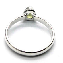 Load image into Gallery viewer, Moldavite Ring | Dainty Faceted Stone | Genuine | 925 Sterling Silver | US Size 9 | Aus Size R1/2 | Intense Heart Transformation | Crystal Heart Melbourne est 1986