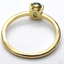 Load image into Gallery viewer, Moldavite Ring | Dainty Faceted Oval | Genuine | 925 Sterling Silver | US Size 5 | Aus Size J1/2 | Intense Heart Transformation | Crystal Heart Melbourne est 1986