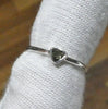 Moldavite Ring | Dainty Faceted Stone | Genuine | 925 Sterling Silver | US Size 5 | Aus Size J1/2 | Intense Heart Transformation | Crystal Heart Melbourne est 1986