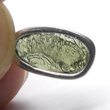 Load image into Gallery viewer, Moldavite Necklace with Meteorite &amp; Herkimer | 925 Sterling Silver | Universal Connection &amp; Grounding | Genuine Gems from Crystal Heart Australia 1986