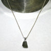 Moldavite Pendant | Genuine Raw Nugget | 925 Sterling Silver | Bezel Set | Open Back | Intense Heart Transformation | Crystal Heart Melbourne est 1986