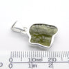 Moldavite Pendant | Genuine Raw Nugget | 925 Sterling Silver | Bezel Set | Open Back | Intense Heart Transformation | Crystal Heart Melbourne est 1986