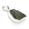 Moldavite Pendant | Genuine Raw Nugget | 925 Sterling Silver | Bezel Set | Open Back | Intense Heart Transformation | Crystal Heart Melbourne est 1986