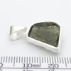 Moldavite Pendant | Genuine Raw Nugget | 925 Sterling Silver | Bezel Set | Open Back | Intense Heart Transformation | Crystal Heart Melbourne est 1986