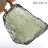 Moldavite Pendant | Genuine Raw Nugget | 925 Sterling Silver | Bezel Set | Open Back | Intense Heart Transformation | Crystal Heart Melbourne est 1986