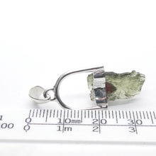 Load image into Gallery viewer, Moldavite Pendant | Genuine Raw Nugget with Raw Rubellite | 925 Sterling Silver | Intense Heart Transformation | Crystal Heart Melbourne est 1986