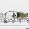 Moldavite Pendant | Genuine Raw Nugget with Raw Rubellite | 925 Sterling Silver | Intense Heart Transformation | Crystal Heart Melbourne est 1986