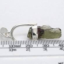 Load image into Gallery viewer, Moldavite Pendant | Genuine Raw Nugget with Raw Rubellite | 925 Sterling Silver | Intense Heart Transformation | Crystal Heart Melbourne est 1986