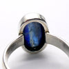 Sapphire Blue Kyanite Ring  Oval Cab | 925 Silver | US Size 9 | AUS Size R1/2 | Deflect Negativity | Spirit Journey | Crystal Heart Melbourne est 1986