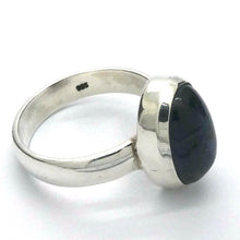 Load image into Gallery viewer, Sapphire Blue Kyanite Ring  Oval Cab | 925 Silver | US Size 10 | AUS Size T1/2 | Deflect Negativity | Spirit Journey | Crystal Heart Melbourne est 1986