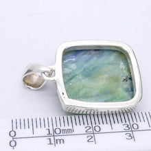 Load image into Gallery viewer, Kyanite Pendant | Mermaid, soft green blue | 925 Sterling Silver | gentle healing and inner connection | EMF Protection | Spiritual Vision | Crystal Heart  Australia 1986