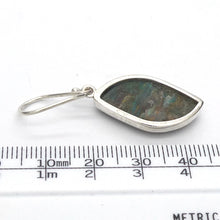 Load image into Gallery viewer, Kyanite Earrings | Mermaid, green blue | 925 Sterling Silver | gentle healing and inner connection | EMF Protection | Spiritual Vision | Crystal Heart  Australia 1986