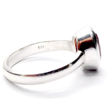 Load image into Gallery viewer, Kyanite Ring | Mandarin Orange Gemstone |  Faceted Oval | 925 Sterling Silver | US Size 6 | AUS Size L1/2 | Stimulating Mental and Physical Energy | Deflect negative energy | Crystal Heart Melbourne est 1986