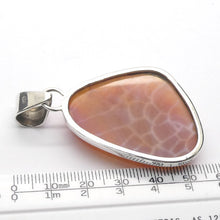Load image into Gallery viewer, Fire Agate Pendant | Freeform Cabochon | Bezel Set | 925 Sterling Silver | Creativity | return Negative energy to source | Crystal Heart Melbourne est 1986