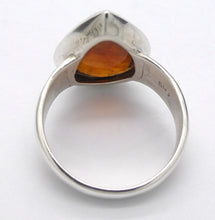 Load image into Gallery viewer, Hessonite Garnet Ring | Teardrop Cab | 925 Silver | US Size 8 | AUS Size P1/2 | Stimulating Centering Creative | Prosperity | Crystal Heart Melbourne est 1986