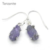 Tanzanite Earrings |Raw Crystal Nuggets | Blue Violet | 925 Sterling Silver | Achieve peak potential with Joy & Support | Crystal Heart Melbourne est 1986