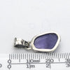 Tanzanite Pendant | Raw uncut Nugget | 925 Sterling Silver | Violet blue | Achieve your spiritual potential  | Genuine Gems at Crystal Heart Melbourne est 1986