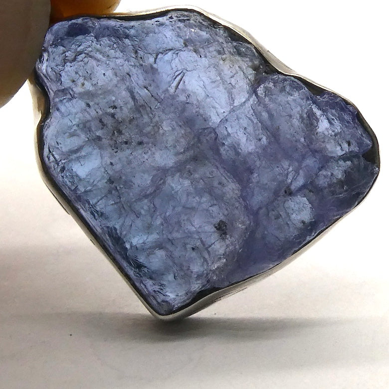 Tanzanite Pendant | Raw uncut Nugget | 925 Sterling Silver | Violet blue | Achieve your spiritual potential  | Genuine Gems at Crystal Heart Melbourne est 1986