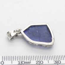 Load image into Gallery viewer, Tanzanite Pendant | Raw uncut Nugget | 925 Sterling Silver | Violet blue | Achieve your spiritual potential  | Genuine Gems at Crystal Heart Melbourne est 1986