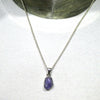 Tanzanite Pendant | Raw uncut Nugget | 925 Sterling Silver | Violet blue | Achieve your spiritual potential  | Genuine Gems at Crystal Heart Melbourne est 1986