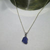 Tanzanite Pendant | Raw uncut Nugget | 925 Sterling Silver | Violet blue | Achieve your spiritual potential  | Genuine Gems at Crystal Heart Melbourne est 1986