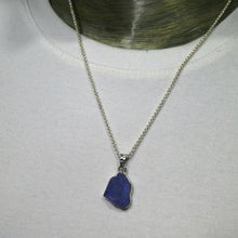 Load image into Gallery viewer, Tanzanite Pendant | Raw uncut Nugget | 925 Sterling Silver | Violet blue | Achieve your spiritual potential  | Genuine Gems at Crystal Heart Melbourne est 1986