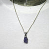 Tanzanite Pendant | Raw uncut Nugget | 925 Sterling Silver | Violet blue | Achieve your spiritual potential  | Genuine Gems at Crystal Heart Melbourne est 1986