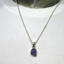 Load image into Gallery viewer, Tanzanite Pendant | Raw uncut Nugget | 925 Sterling Silver | Violet blue | Achieve your spiritual potential  | Genuine Gems at Crystal Heart Melbourne est 1986