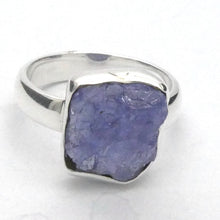 Load image into Gallery viewer, Tanzanite Ring | Raw Nugget | 925 Sterling Silver |  Blue-Purple | Spiritual Evolution | US Size 6 | AUS Size L1/2 | Crystal Heart Melbourne est 1986