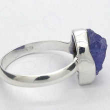 Load image into Gallery viewer, Tanzanite Ring | Raw Nugget | 925 Sterling Silver |  Blue-Purple | Spiritual Evolution | US Size 10 | AUS Size T1/2 | Crystal Heart Melbourne est 1986