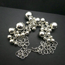 Load image into Gallery viewer, Silver Necklace | Hollow Bubbles | 925 Sterling Silver | Designer | Crystal Heart Melbourne Est 1986