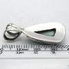 Larimar Pendant | 925 Sterling Silver | Freeform Triangle | Bezel Set | Dominican Republic Caribbean | Ocean Sky blue Pectolite | Crystal Heart Melbourne est 1986