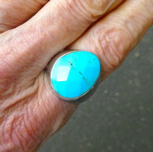 Load image into Gallery viewer, Turquoise Ring | 925 Sterling Silver | Italian Designer | Arizona Robin's Egg Blue | US Size 9 | AUS Size R1/2 | Crystal Heart Melbourne Australia est 1986
