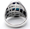 Turquoise Ring | 925 Sterling Silver | Italian Designer | Arizona Robin's Egg Blue | US Size 9 | AUS Size R1/2 | Crystal Heart Melbourne Australia est 1986