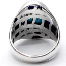 Load image into Gallery viewer, Turquoise Ring | 925 Sterling Silver | Italian Designer | Arizona Robin's Egg Blue | US Size 9 | AUS Size R1/2 | Crystal Heart Melbourne Australia est 1986