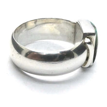 Load image into Gallery viewer, Turquoise Ring | Oblong Cab | 925 Sterling Silver | Nice Blue, Black Veins | US Size 7.5 | AUS Size O1/2 | Crystal Heart Australia est 1986