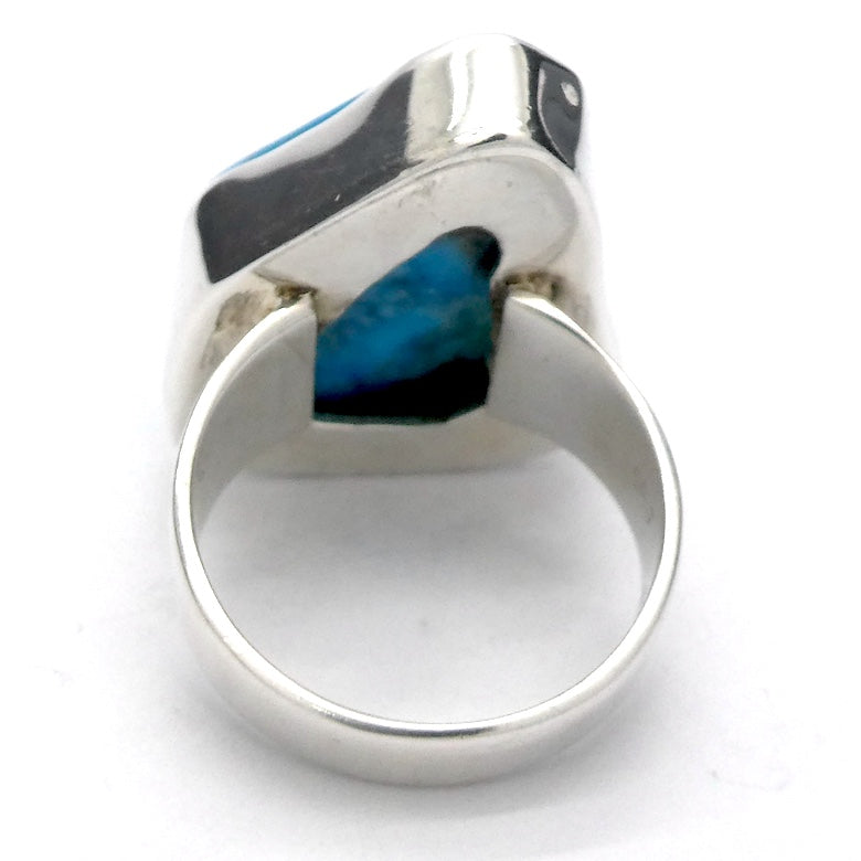Arizona Turquoise Ring | Polished Freeform Nugget | Robins Egg Blue | 925 Sterling Silver | US Size 8 | AUS Size P1/2 | Crystal Heart Australia est 1986