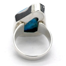 Load image into Gallery viewer, Arizona Turquoise Ring | Polished Freeform Nugget | Robins Egg Blue | 925 Sterling Silver | US Size 8 | AUS Size P1/2 | Crystal Heart Australia est 1986